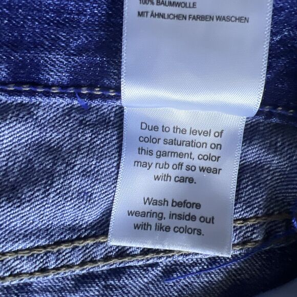 Nautica Mens Jeans Blue Tag Size 36x30 (36x30.5) Wide Leg Medium Wash Denim - Picture 8 of 12